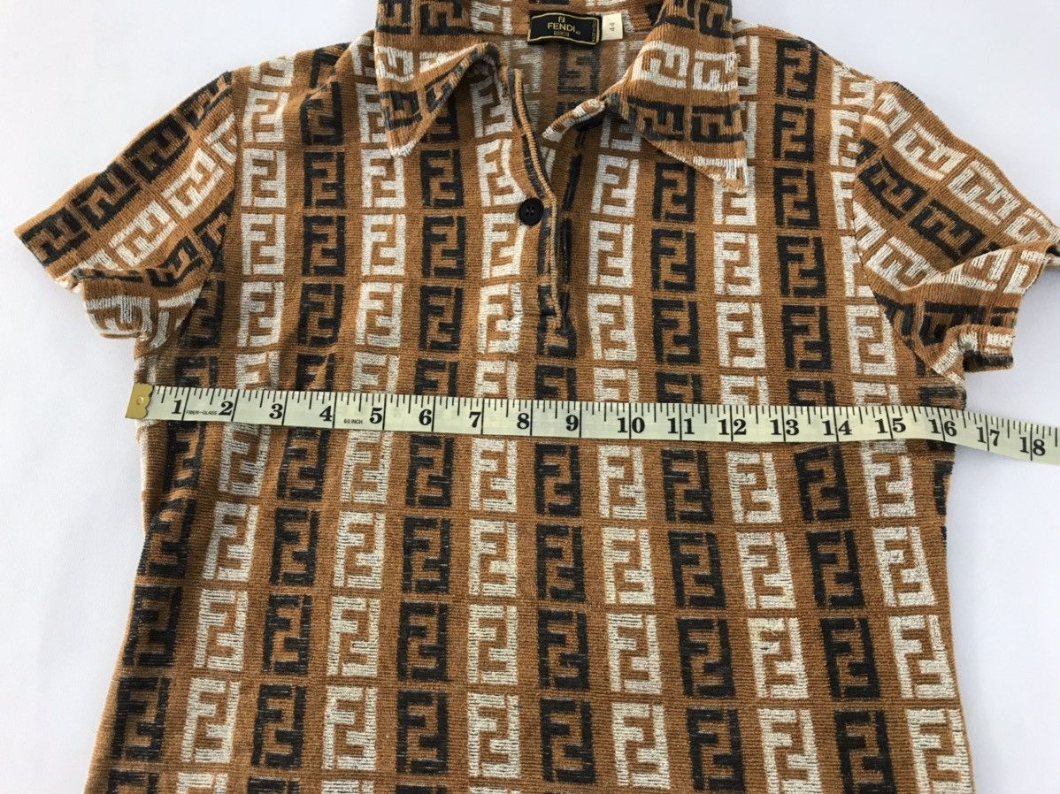 Fendi Fendi Mare Italy Zucca Monogram Nova Check Stretchable XS S Size XS / US 0-2 / IT 36-38 - 8 Thumbnail
