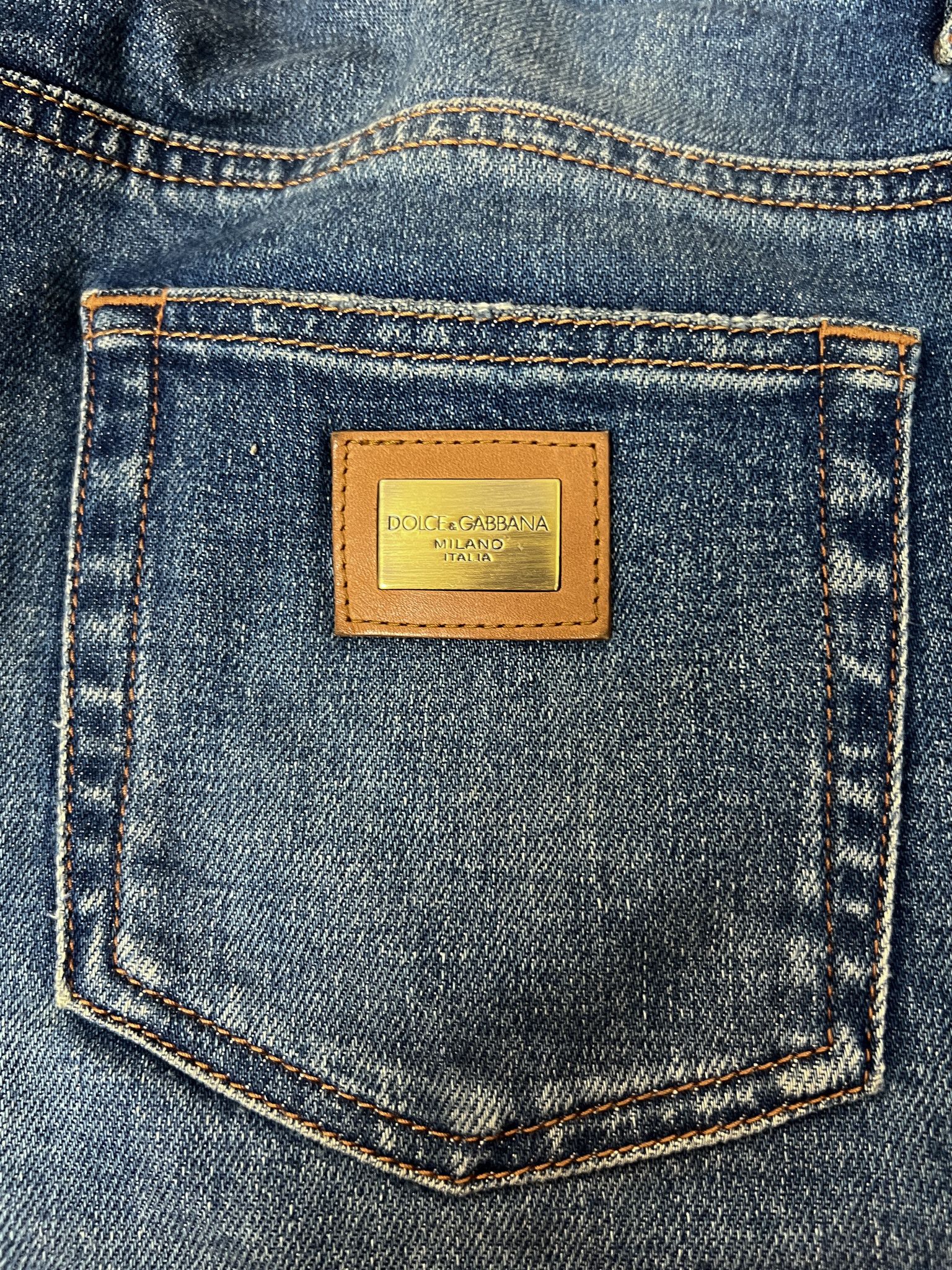 Dolce & Gabbana Vintage Dolce & Gabbana D&G Blue Denim Jeans Pants Size 27" / US 4 / IT 40 - 6 Thumbnail