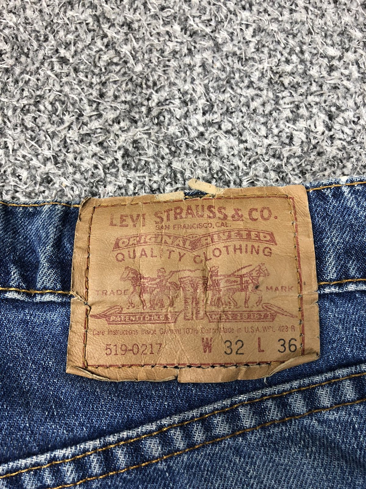 Japanese Brand × Levi's × Vintage Vintage Distressed Levis 519 Made In Usa Jeans Size US 31 - 19 Thumbnail