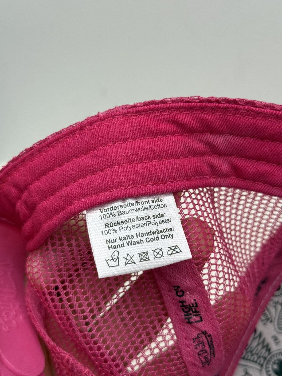 Von Dutch Von Dutch Streetwear Y2K Pink Camo Logo Hat Cap Size ONE SIZE - 4 Thumbnail