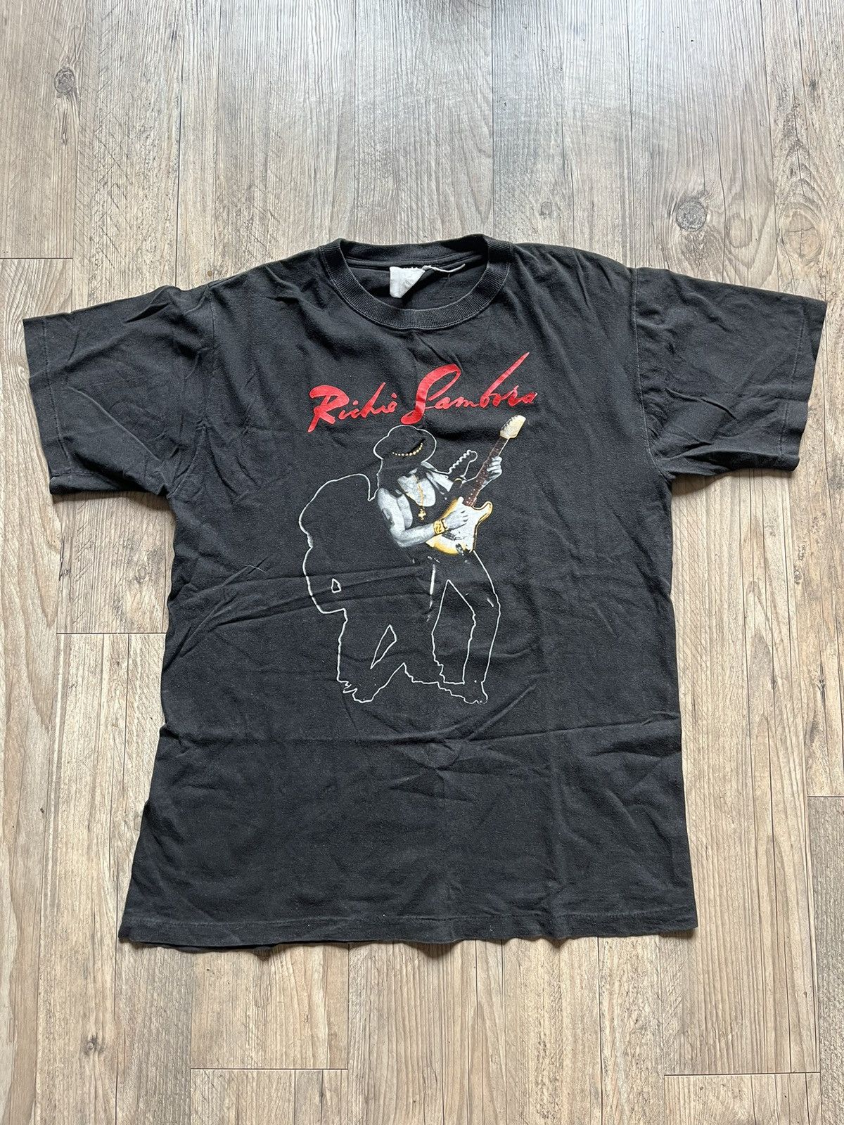 Image of And Vintage Richie Sambora Tee in Black, Men's (Size XL)