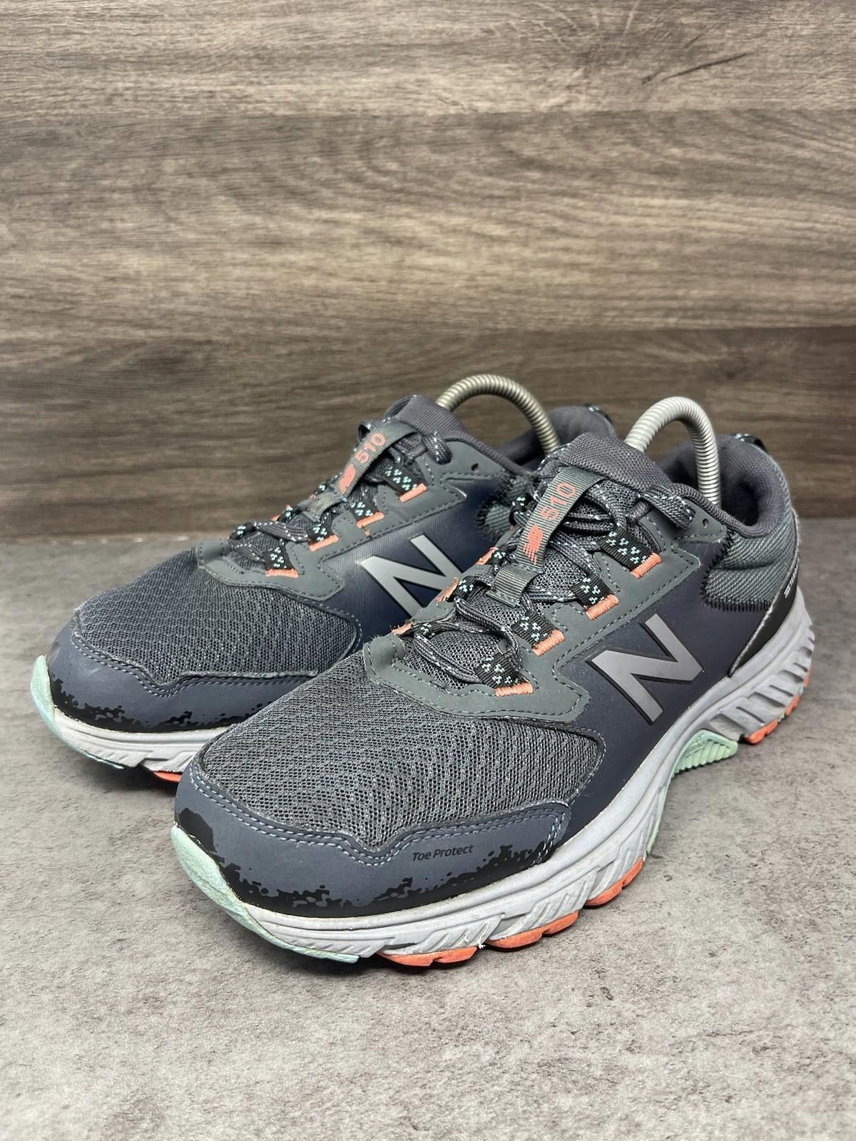 New Balance New Balance 510 V5 Trail Running Shoes Womens Size 10 Grey Size US 10 / IT 40 - 2 Thumbnail
