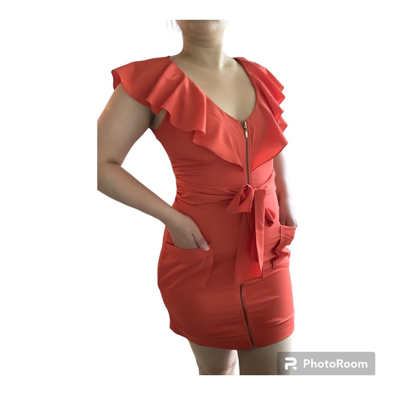 Bebe × Vintage Vintage y2k Bebe Dress w/ Belt Size M / US 6-8 / IT 42-44 - 2 Thumbnail