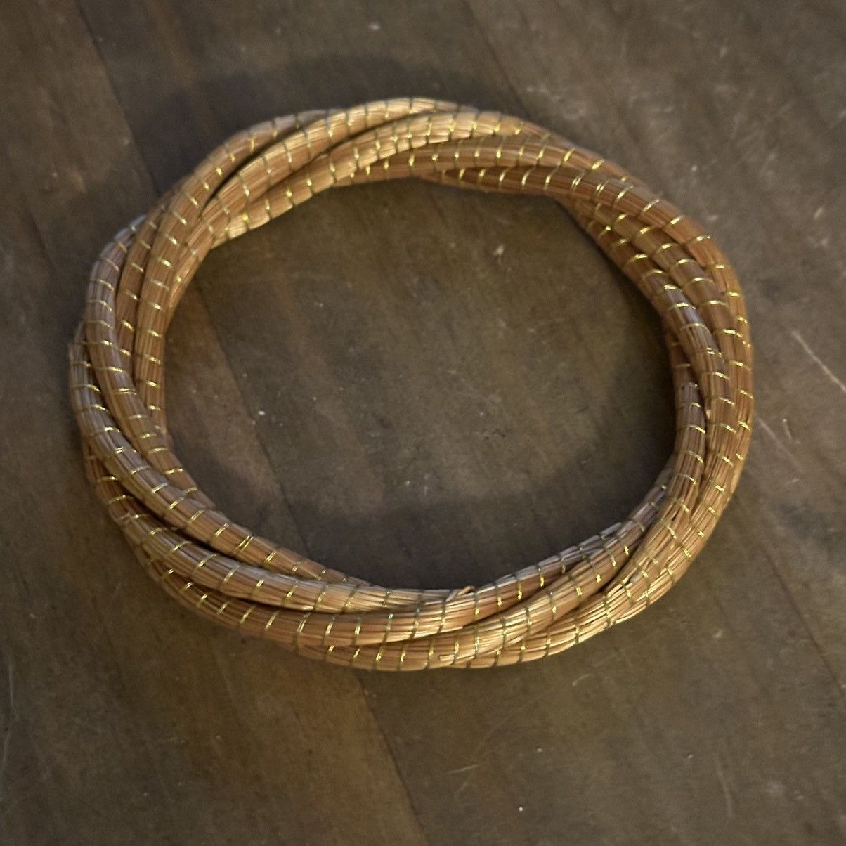 Other Golden twisted bangle bracelet Size ONE SIZE - 6 Thumbnail