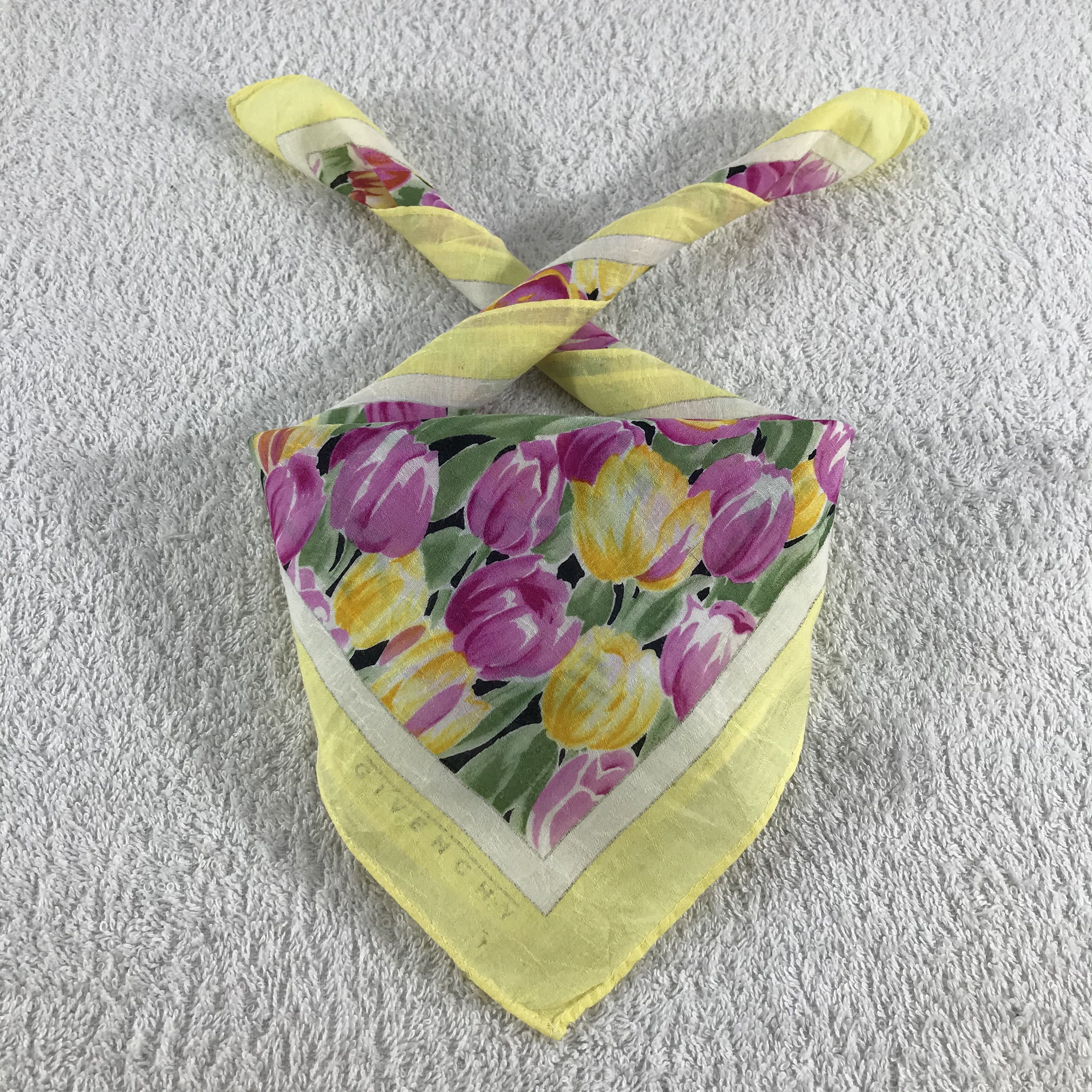 Vintage Givenchy Neckerchief / Bandana / Handkerchief Size ONE SIZE - 1 Thumbnail