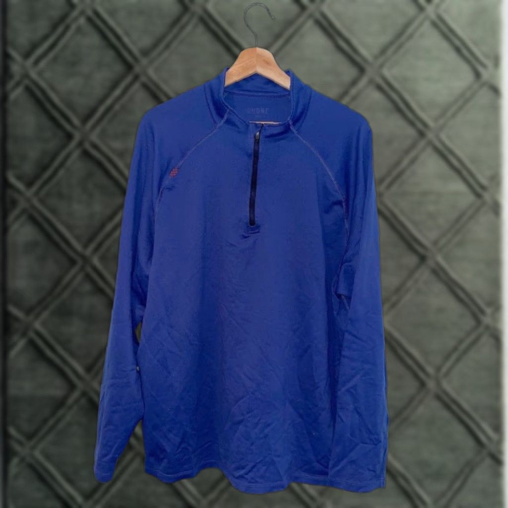 Rhone Rhone Session 1/4 Zip Performance Pullover XL Men’s Royal Blue Stretch Pique Pullover Shirt Size US XL / EU 56 / 4 - 1 Thumbnail