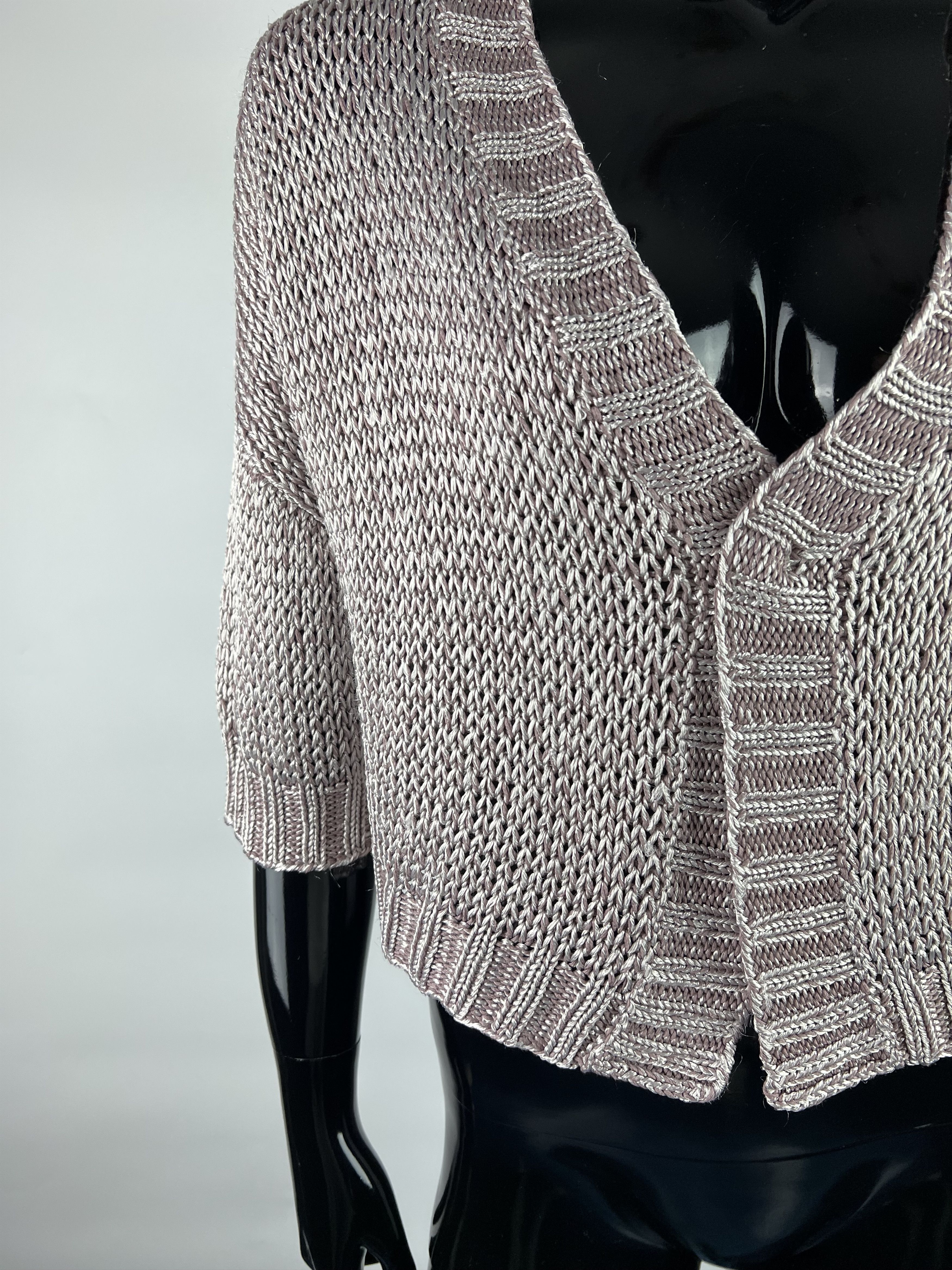 Fabiana Filippi Fabiana Filippi Cropped Knit Cardigan Size L Size L / US 10 / IT 46 - 4 Thumbnail