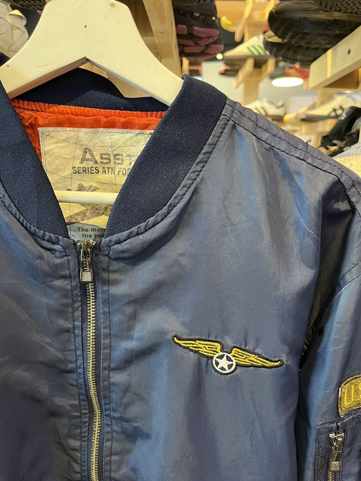 Japanese Brand Vintage Bomber Us Army Flight Jacket Size US XL / EU 56 / 4 - 4 Thumbnail