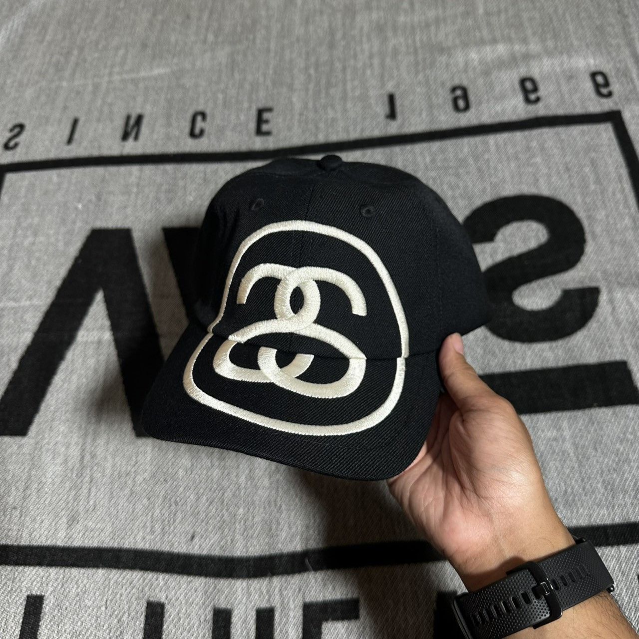 Stussy stussy big link cap hat black Size ONE SIZE - 1 Thumbnail
