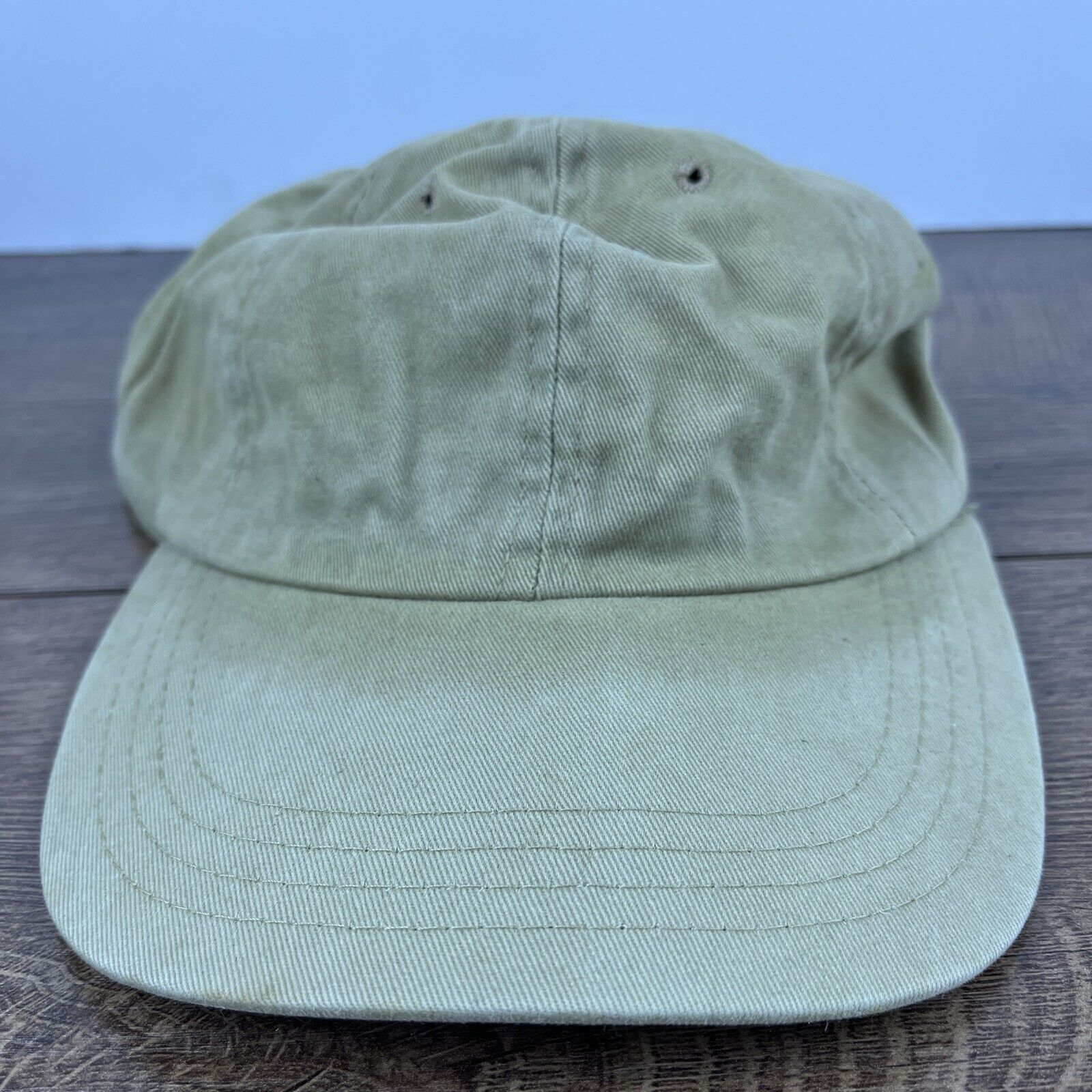 Other Plain Tan Brown Hat Adjustable Adult Size Hat Tan Cap Size ONE SIZE - 1 Thumbnail