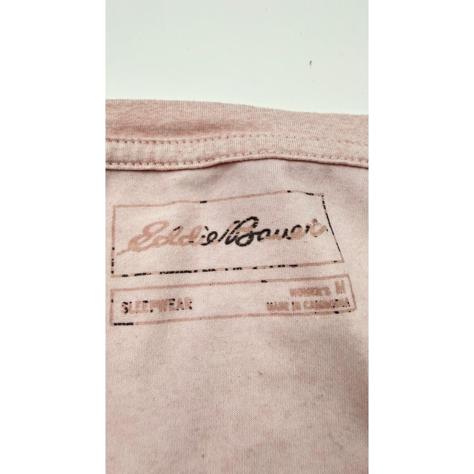 Eddie Bauer Eddie Bauer Shirt Womens Medium Pink Sleepwear Lounge Tee Short Sleeve Size M / US 6-8 / IT 42-44 - 3 Thumbnail