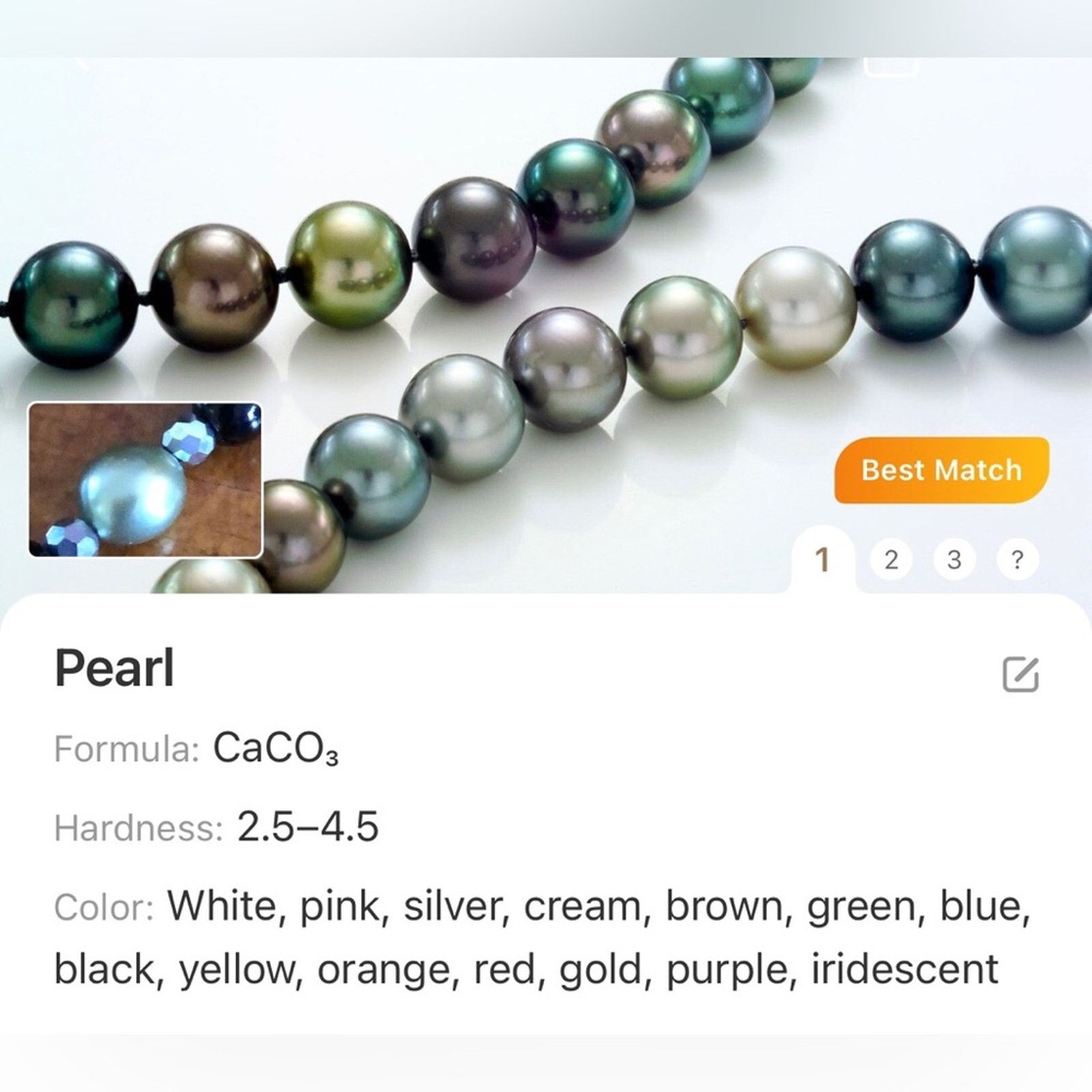 Handmade Handcrafted repurpose sage freshwater Pearl necklace Size ONE SIZE - 12 Thumbnail