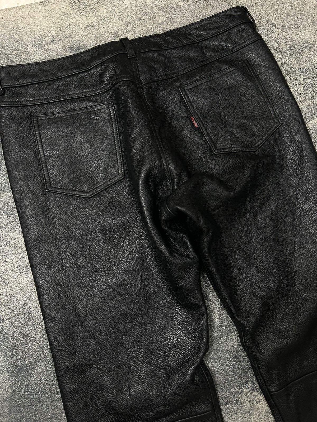 Japanese Brand Vintage rookie leathes pants Size US 36 / EU 52 - 9 Thumbnail