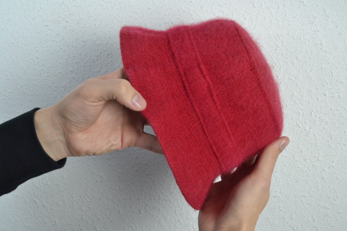 Kangol × Vintage Vintage Red Kangol Angora Blend Bucket Hat Size ONE SIZE - 8 Thumbnail