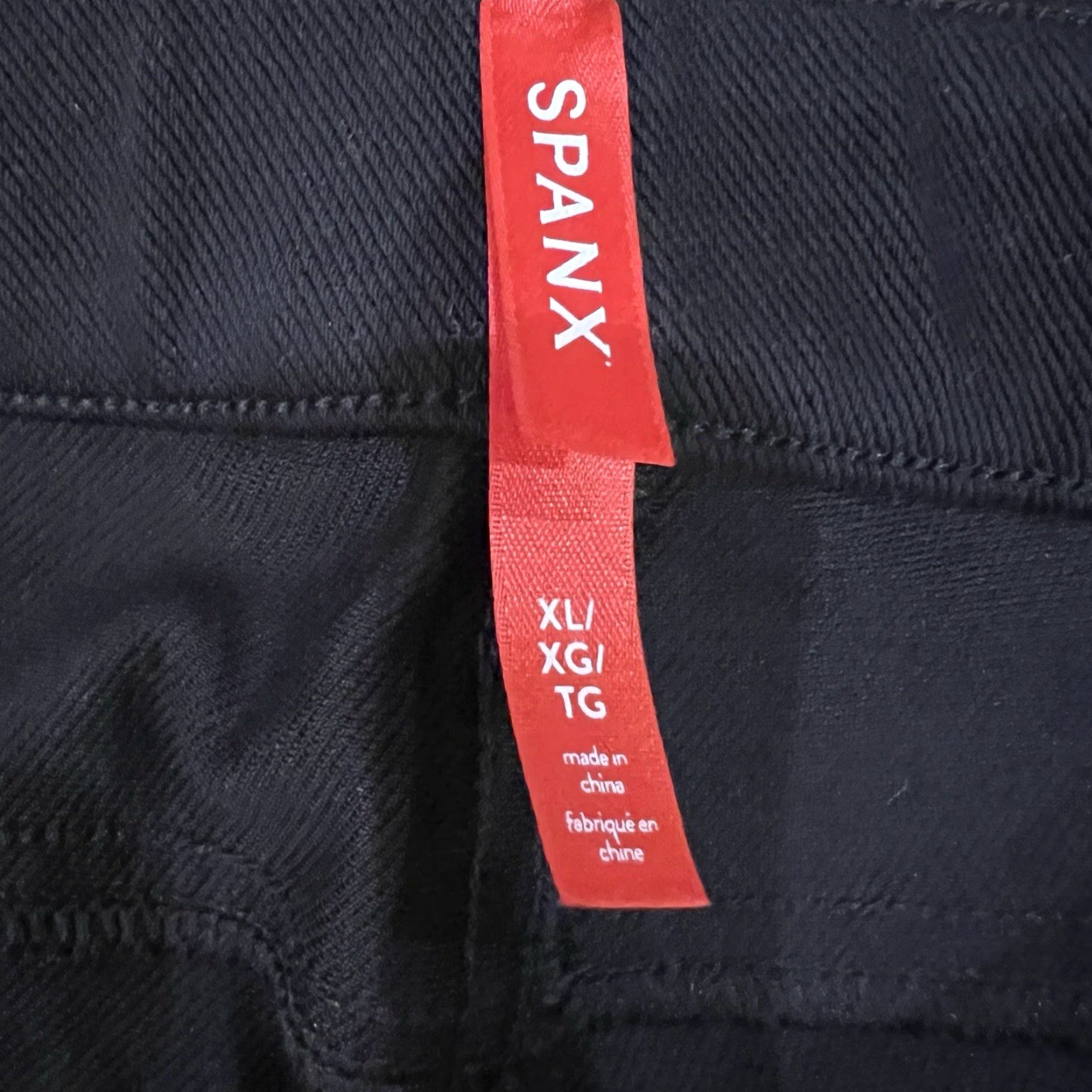 Spanx SPANX Black Ponte Skinny Ankle Pants Size XL - Women's Everyday Comfort, 4-Way Stretch, Pull-Up, Mid Rise Size 40" / US 18 - 2 Thumbnail