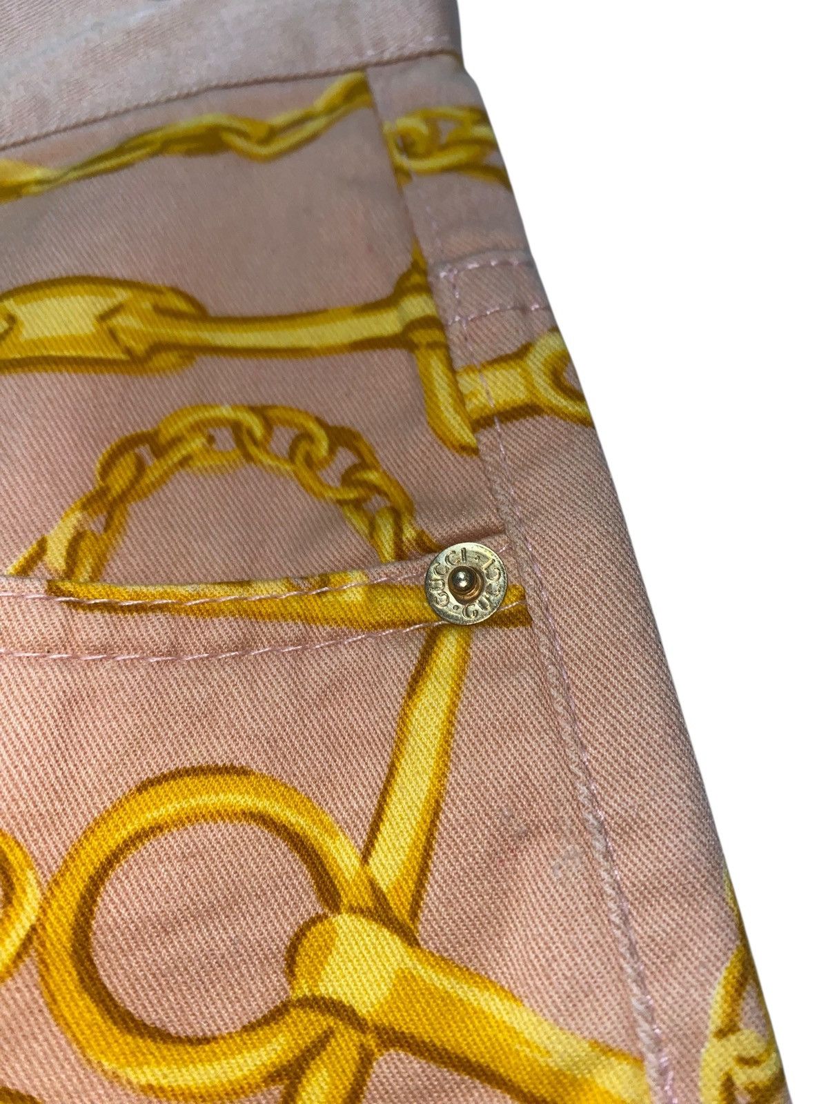 Gucci SS93 Gucci Tom Ford horsebit highwaist pants Size 26" / US 2 / IT 38 - 4 Thumbnail