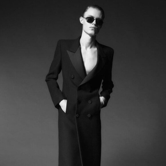 Saint Laurent Paris 🕶️ New Saint Laurent SL561 003 Black/Grey Sunglasses Size ONE SIZE - 6 Thumbnail