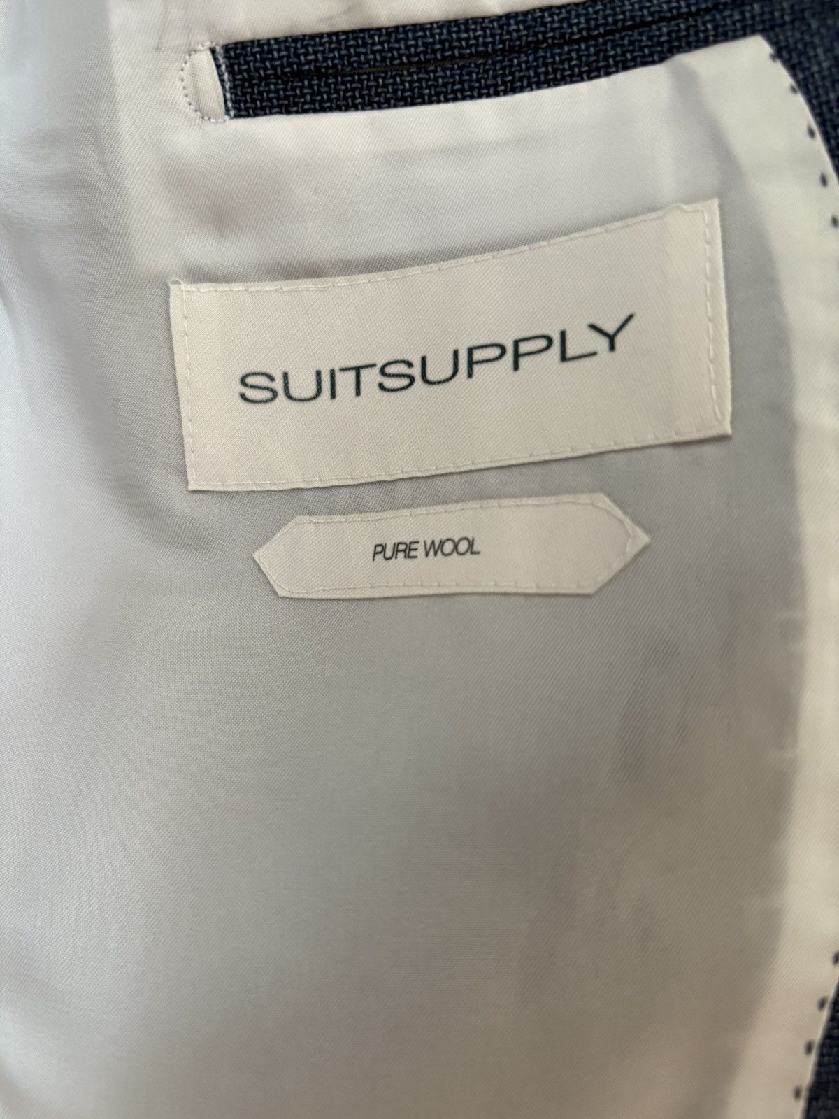Designer × Suitsupply SuitSupply Washington Suit – Carlo Barbera Fabric | Size 50 Size 50L - 8 Thumbnail