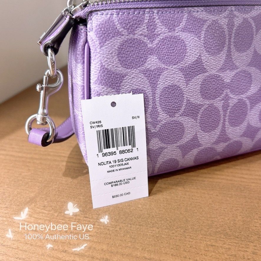 Coach Nolita 19 In Signature Canvas CW426 Size ONE SIZE - 7 Thumbnail