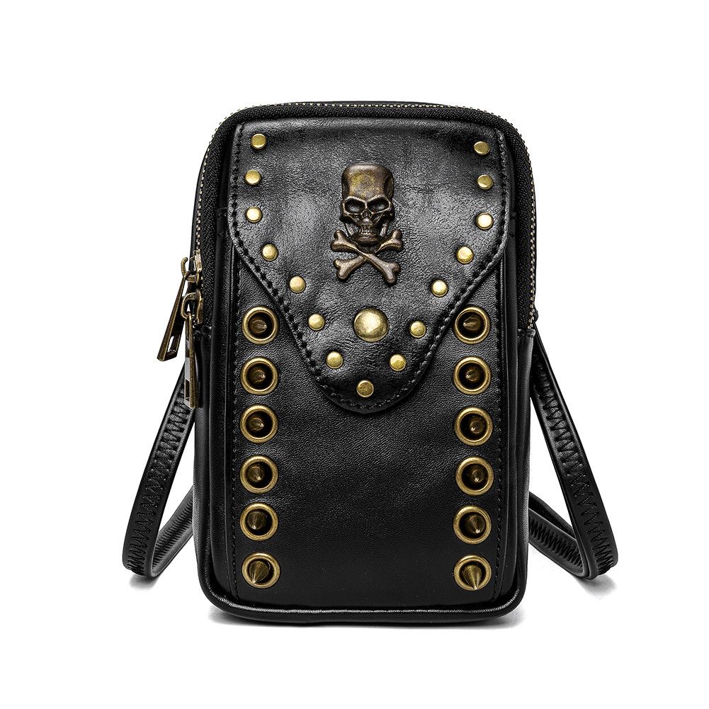 Japanese Brand Skull gothic sling bag Size ONE SIZE - 1 Thumbnail
