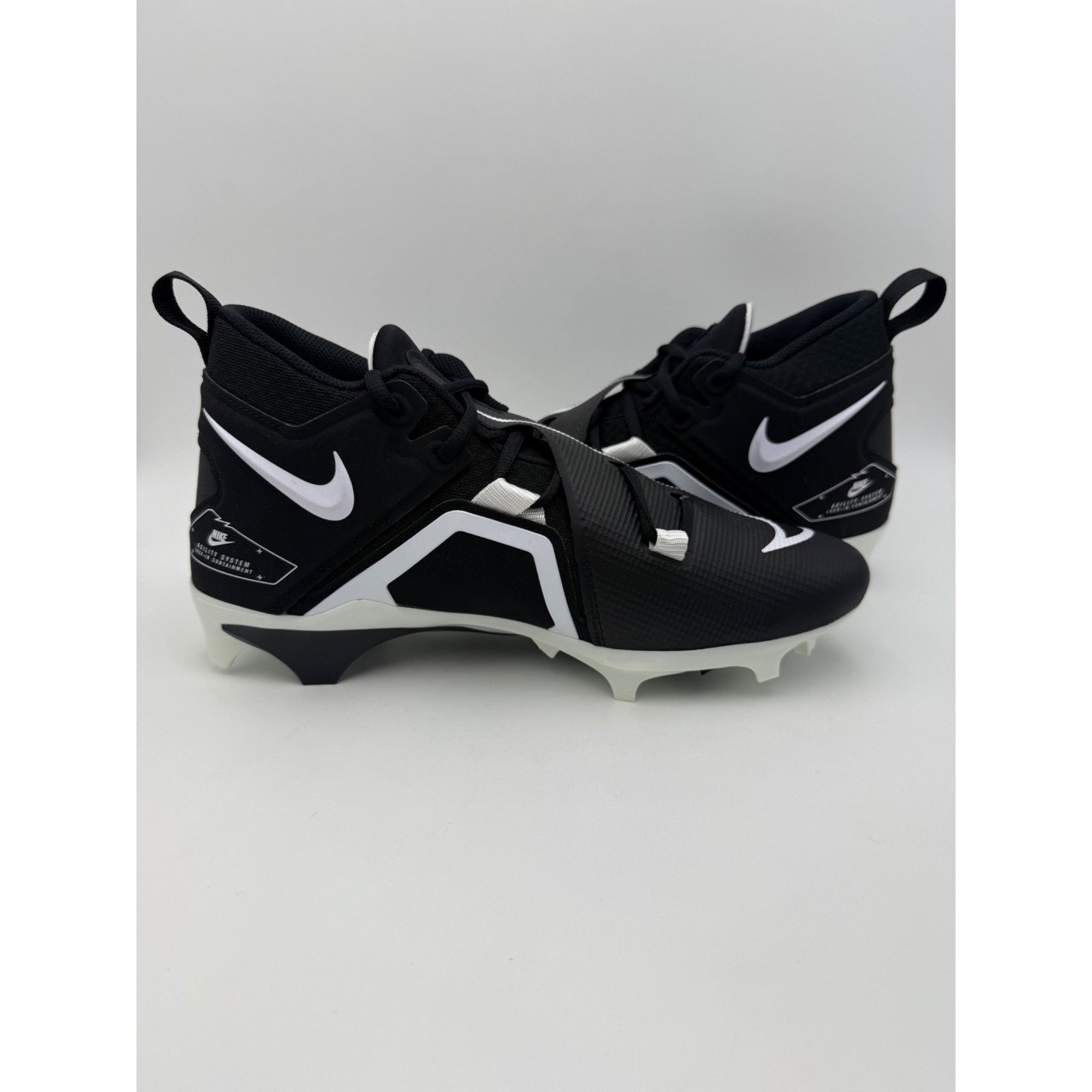 Nike Size 9.5 - Nike Alpha Menace Pro 3 Mid Football Cleats Size US 9.5 / EU 42-43 - 6 Thumbnail