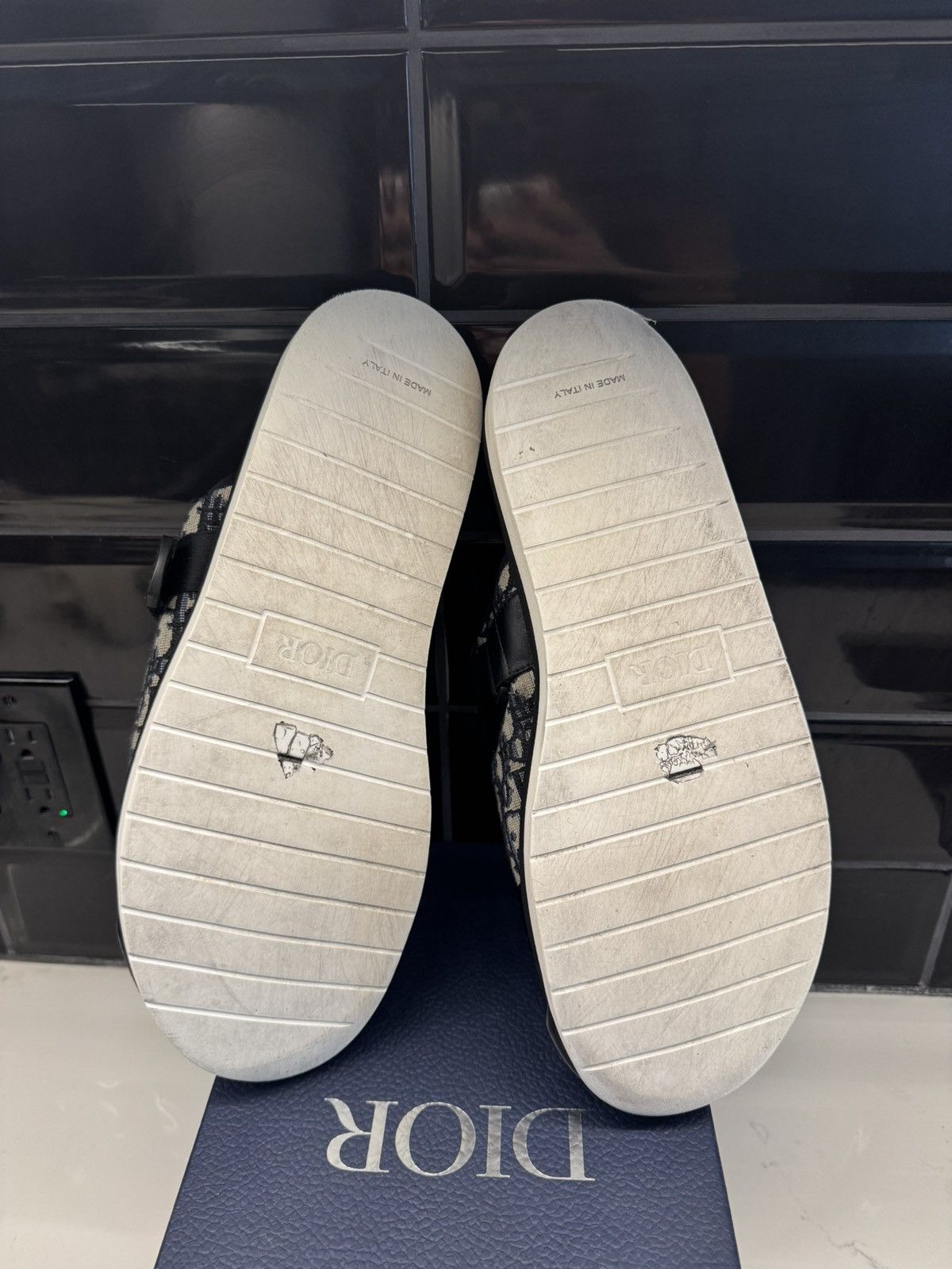 Dior Dior Alpha Sandals – Oblique Jacquard / Black Size US 13 / EU 46 - 6 Thumbnail