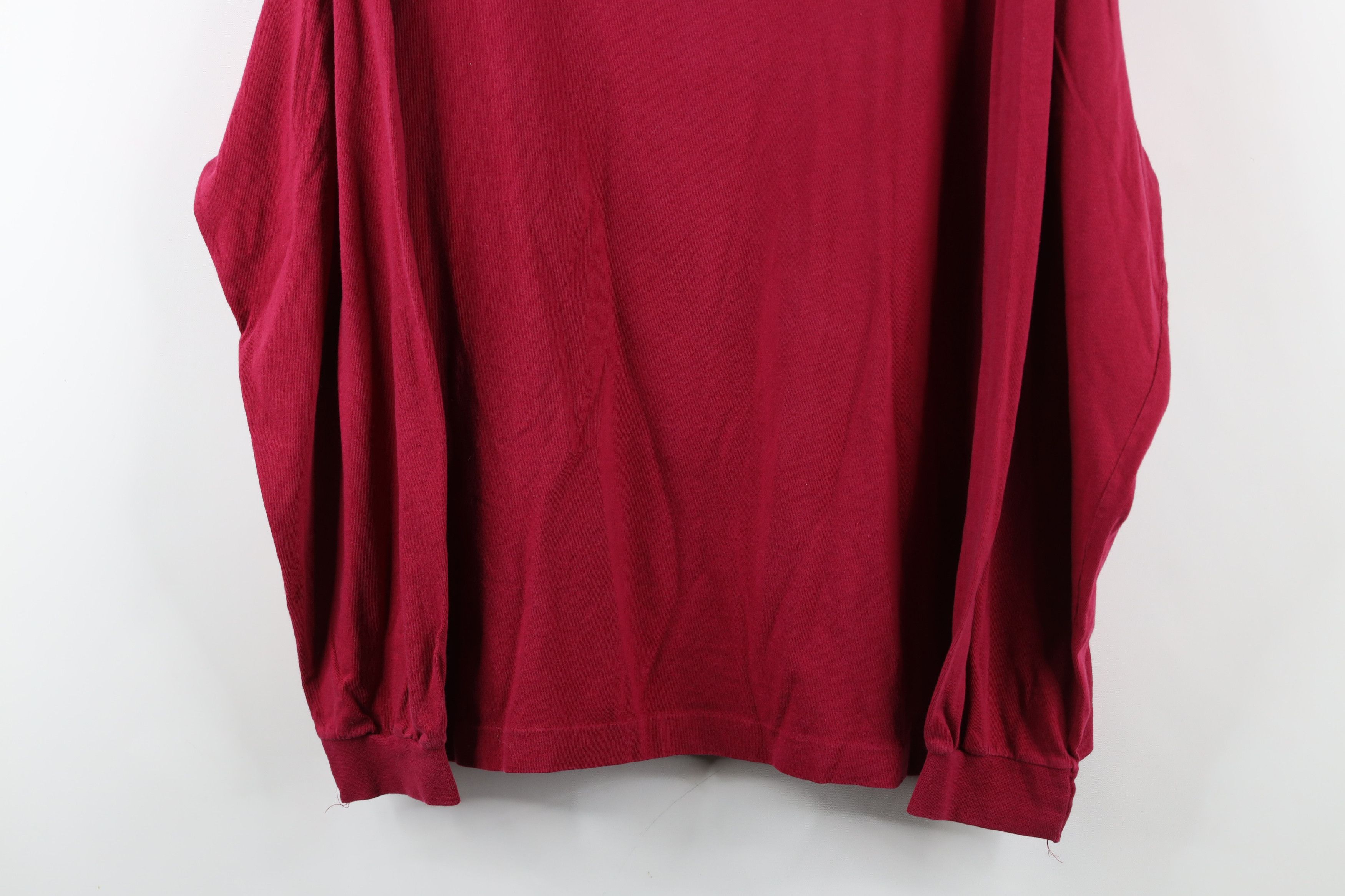 Vintage Vintage 90s Streetwear Mock Neck Long Sleeve T-Shirt USA Size US L / EU 52-54 / 3 - 3 Thumbnail