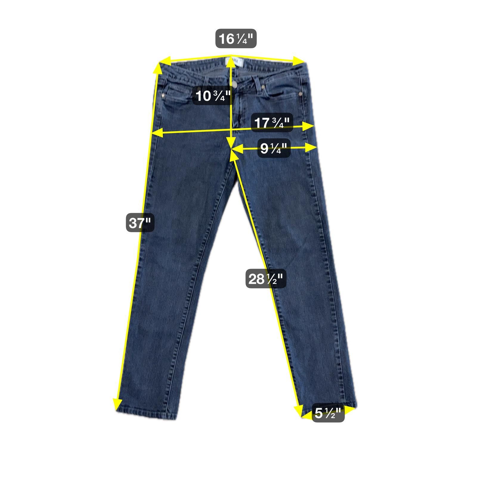 Paige Paige Skyline Skinny Jean Premium Denim Dark Wash - 29 Size 29" - 10 Thumbnail