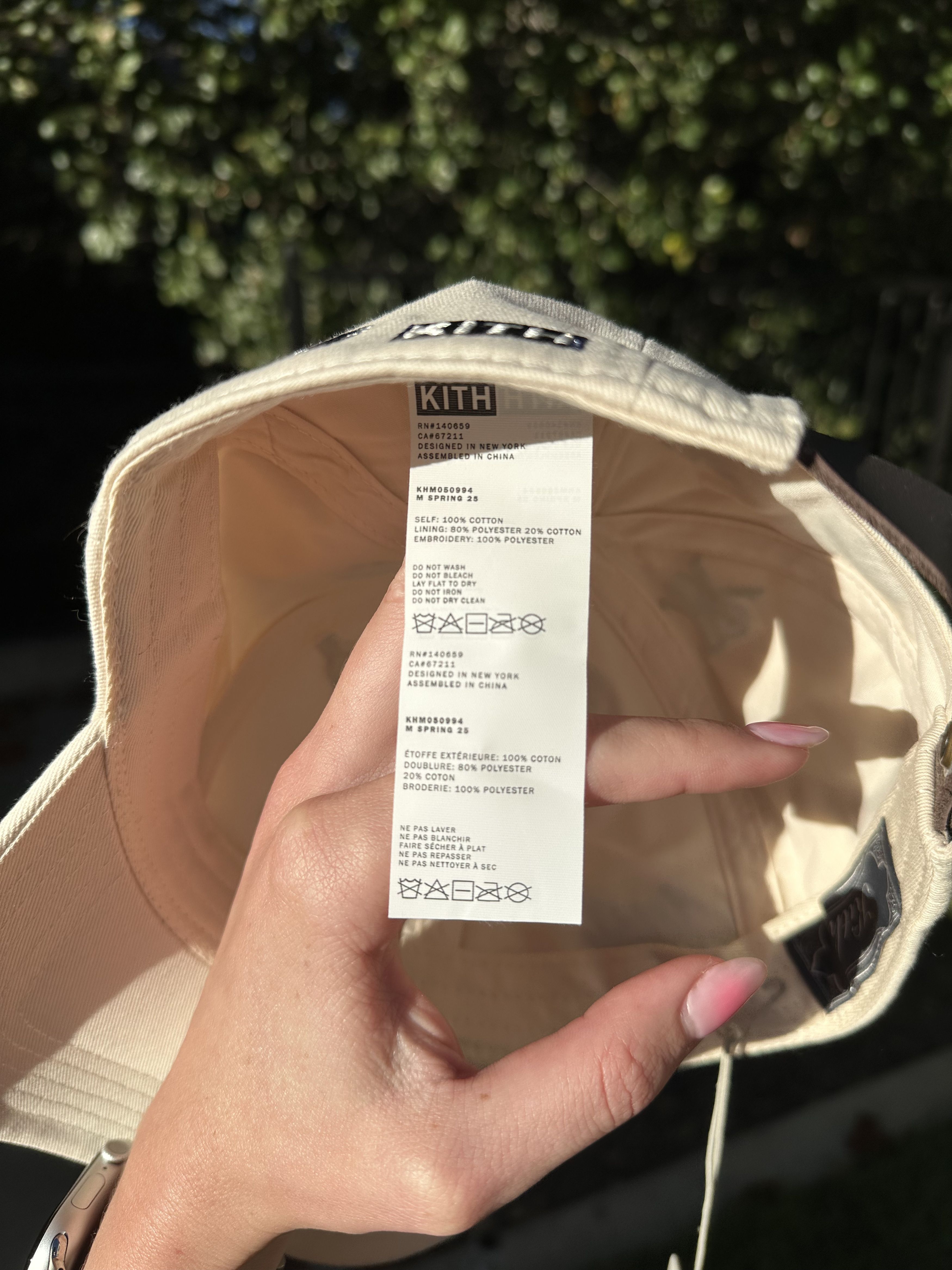 Kith Kith All Over Patch Cricket Cap - Sandrift - One Size Size ONE SIZE - 5 Thumbnail