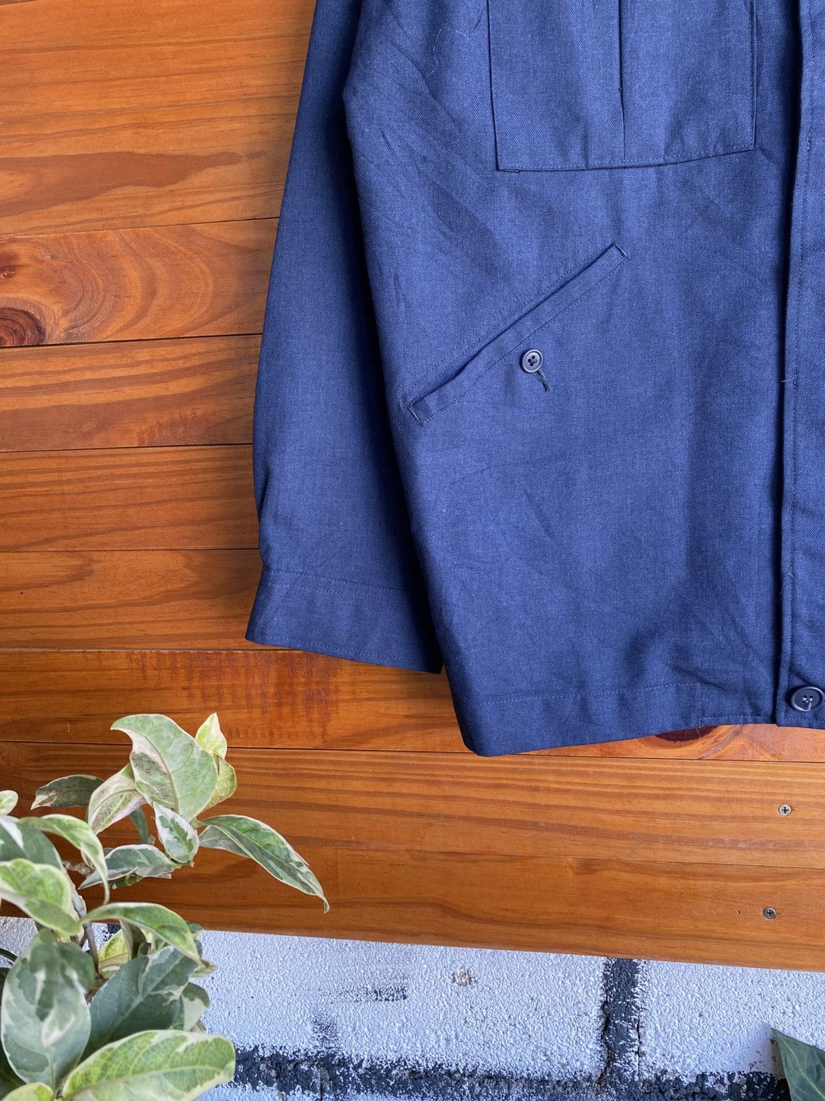 Vintage Vintage Japanese Navy Workwear Jacket | Military Issue Style Size US M / EU 48-50 / 2 - 8 Thumbnail