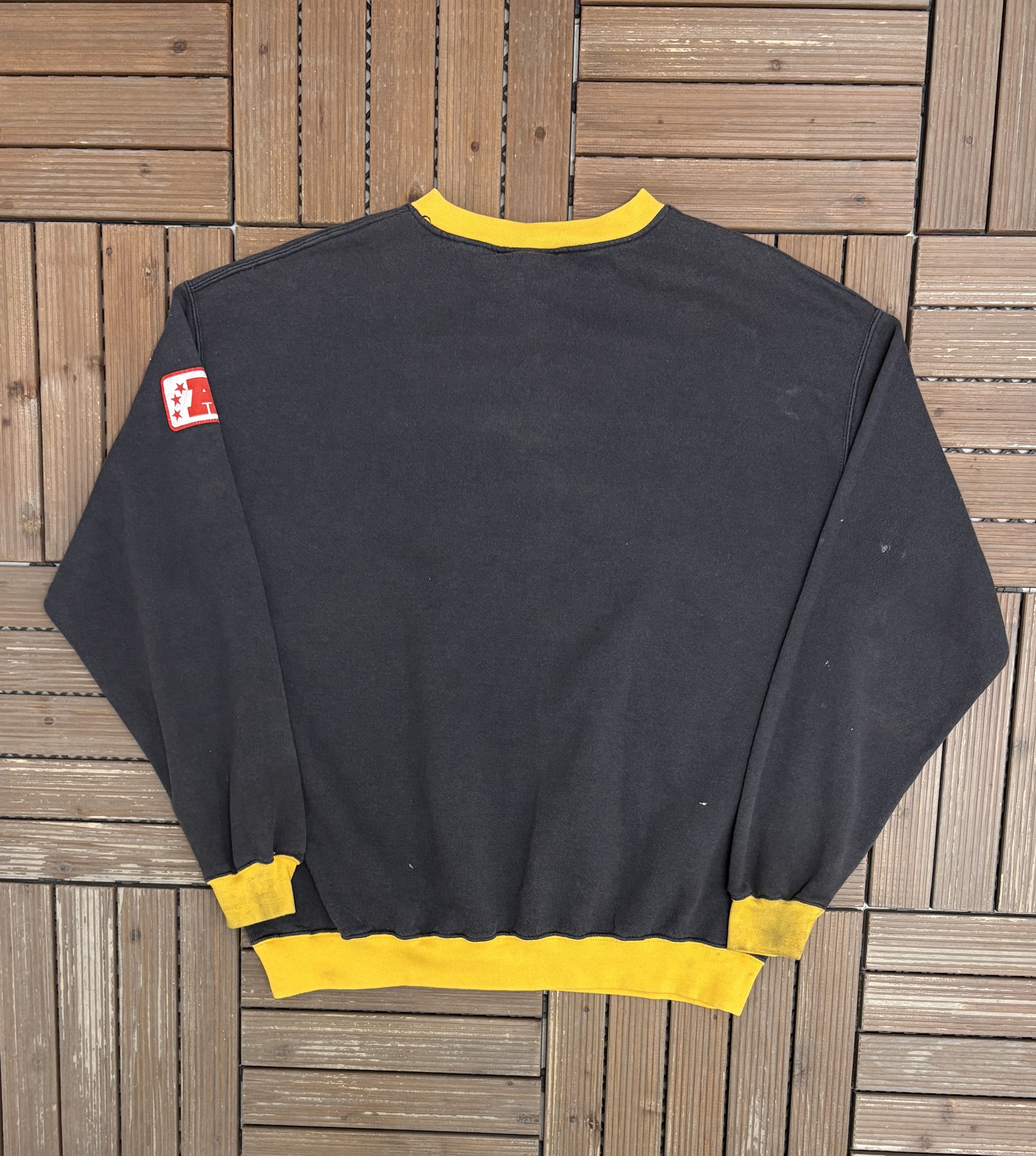 Vintage Pittsburgh Steelers Vintage Black Crewneck Sweater Size US L / EU 52-54 / 3 - 3 Thumbnail