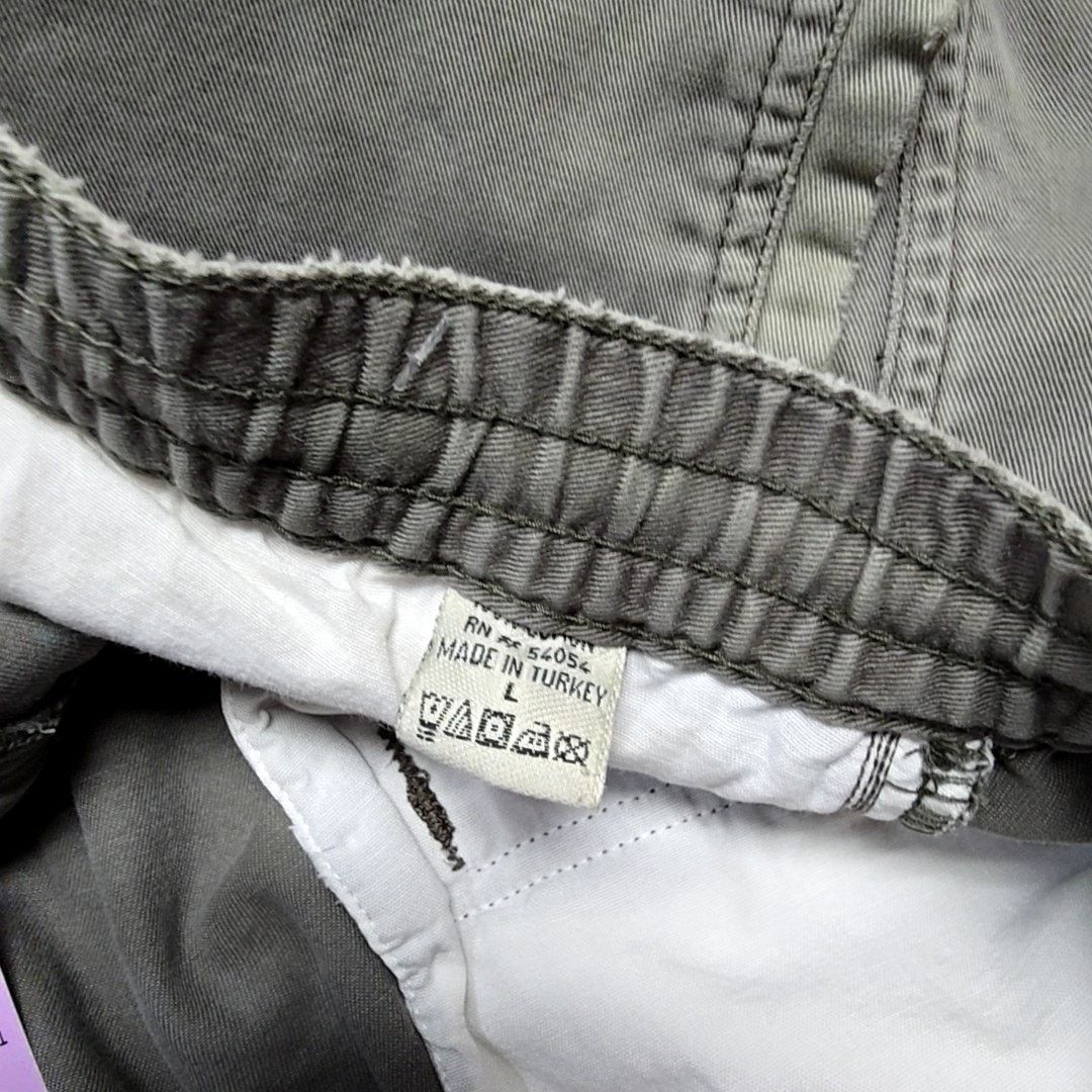 Bugle Boy Vintage Bugle Boy Cargo Mens Large Elastic Gray Faded 90s Size US 34 / EU 50 - 5 Thumbnail