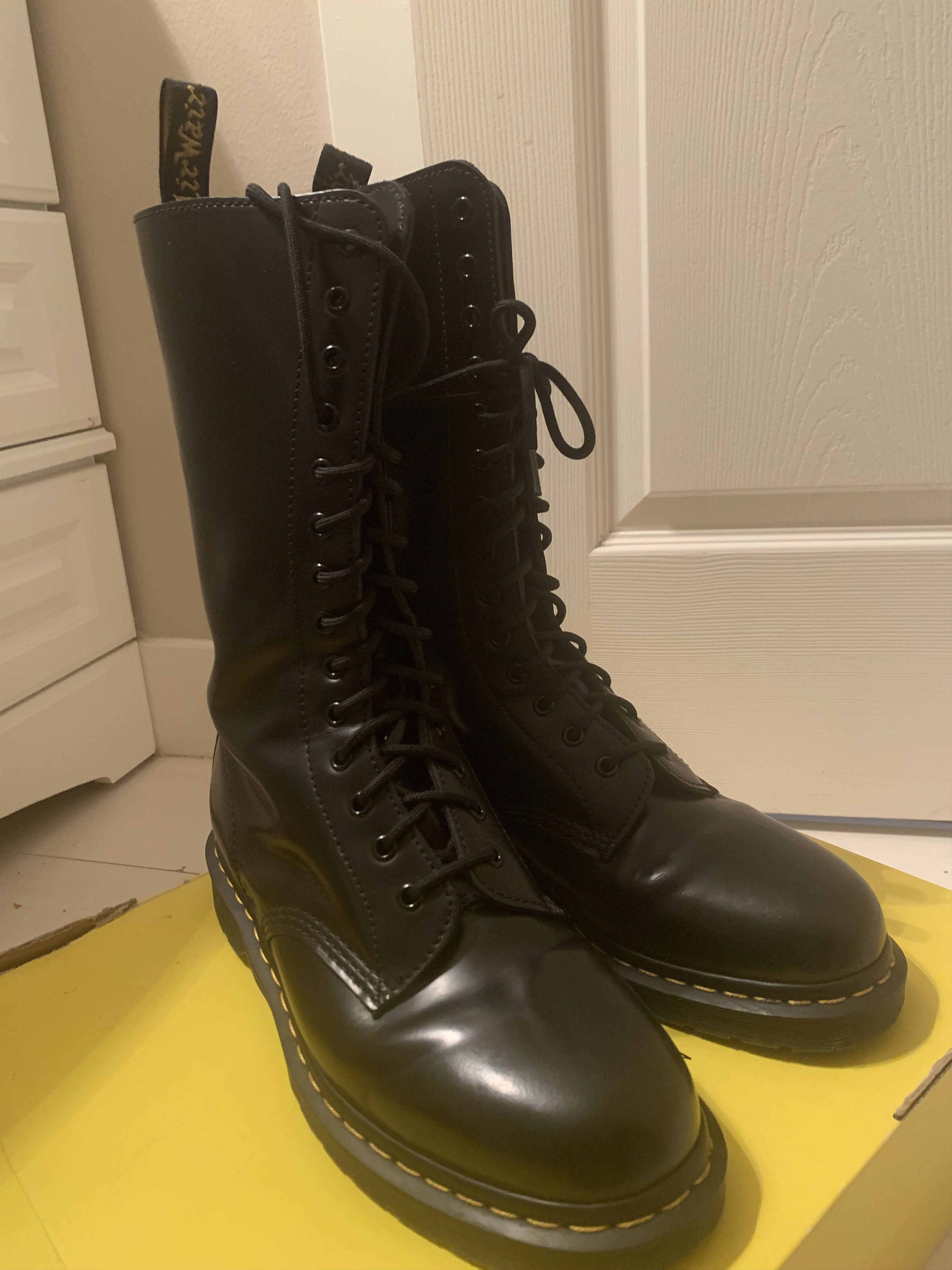 Dr. Martens × Yohji Yamamoto Yohji Yamamoto x Dr. Martens 1914 Zipper Airwair Boots Size US 11 / EU 44 - 9 Thumbnail