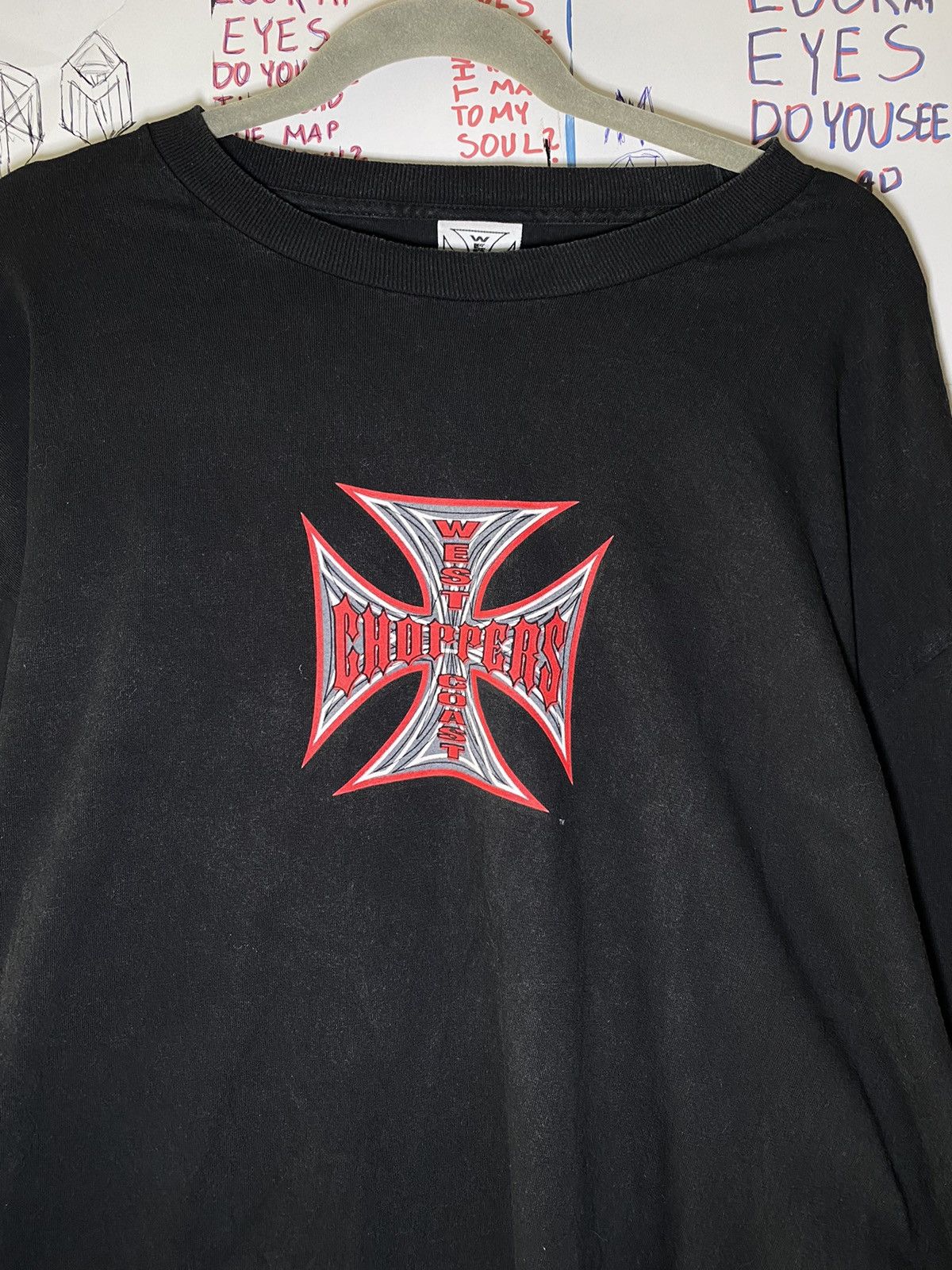 West Coast Choppers Devil longsleeve t Shirt XL vintage