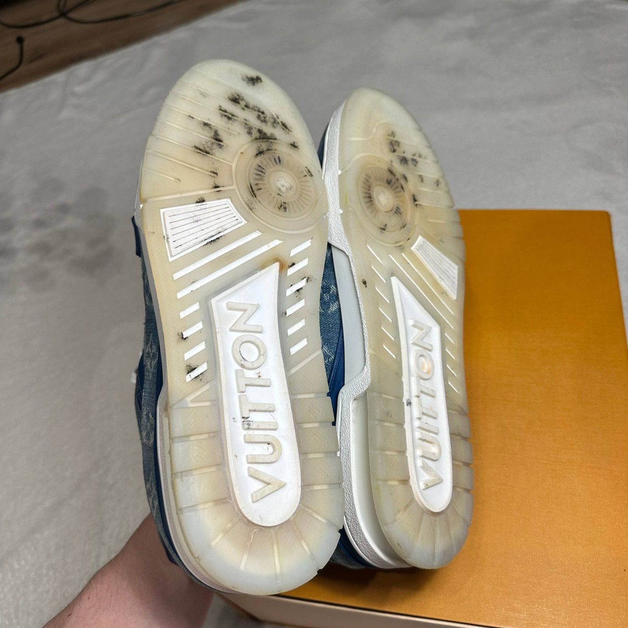 Louis Vuitton Louis Vuitton trainer low ‘monogram denim’ Size US 8 / EU 41 - 4 Thumbnail
