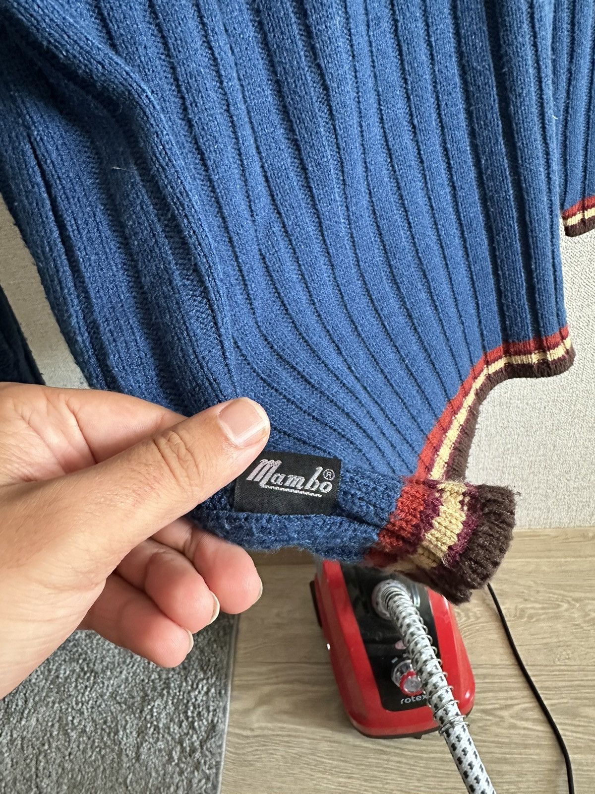 Mambo × Vintage Vintage Mambo Knit Crew Neck Sweater Size US L / EU 52-54 / 3 - 7 Thumbnail