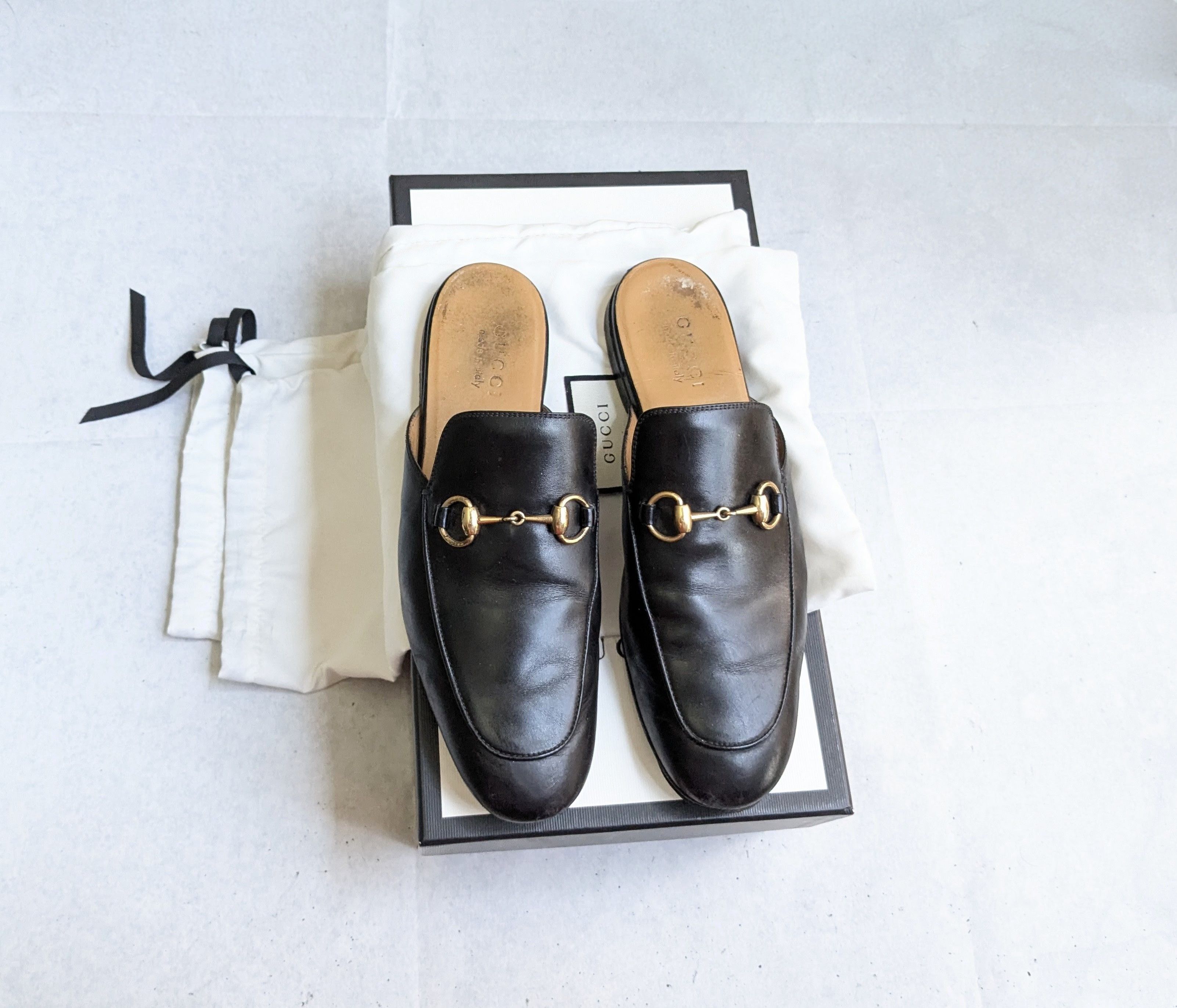 Gucci Gucci Princetown Horsebit Loafers Black 8.5 Leather Slip On Size US 8.5 / EU 41-42 - 1 Thumbnail