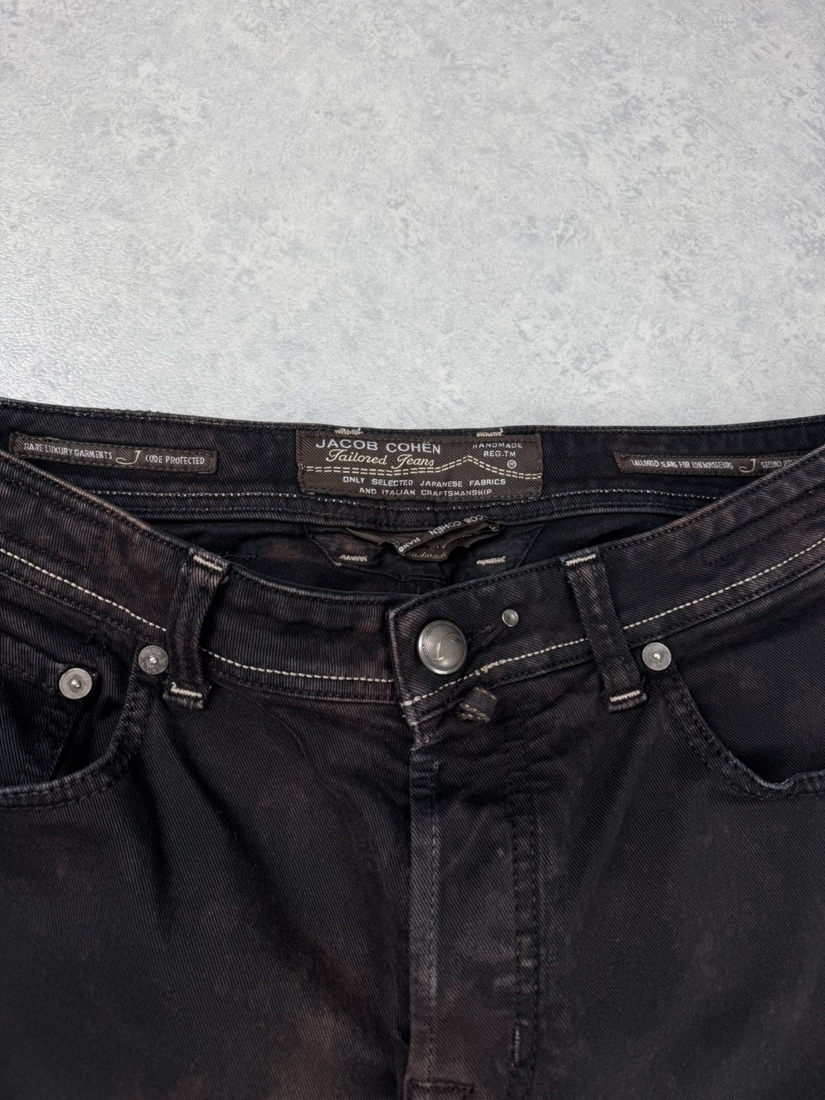 Jacob Cohen Jacob Cohen J688 Comfort Handmade Bleached Jeans Size 33 Size US 33 - 6 Thumbnail