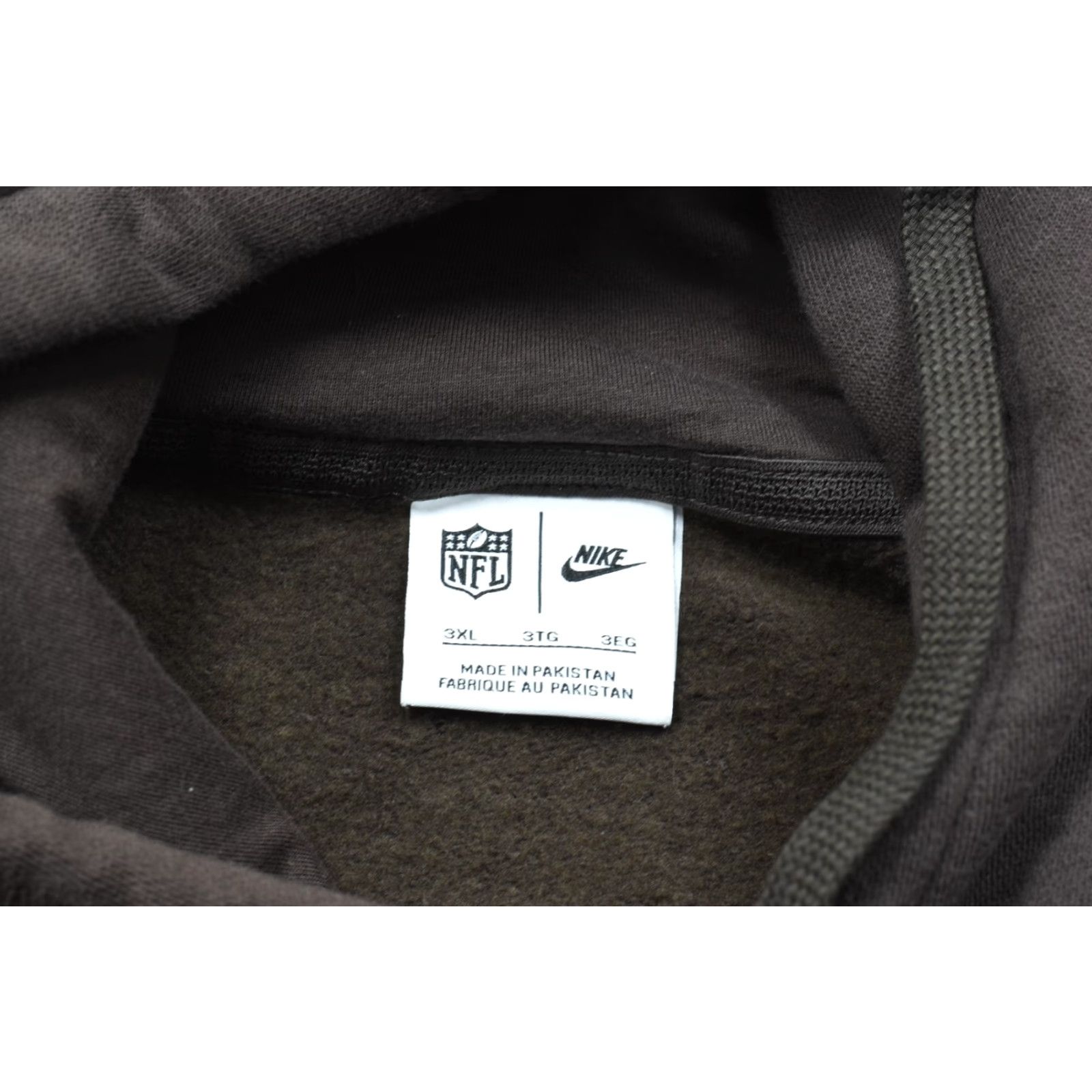 Nike Nike Browns Hoodie Sweatshirt Mens 3XL Brown Fleece Cotton Pullover Browns Gr Football Gridiron Size US XXL / EU 58 / 5 - 8 Thumbnail