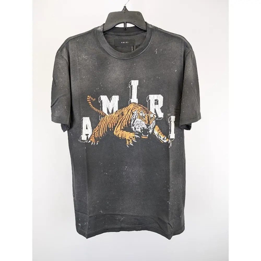Amiri o1rshd1 Q:2 / Vintage Tiger Tee T-Shirt in Black Size US M / EU 48-50 / 2 - 4 Thumbnail