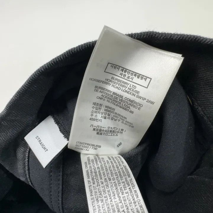 Burberry Burberry Burberry SS23 Black Casual Straight Leg Jeans-250 Size US 32 / EU 48 - 3 Thumbnail