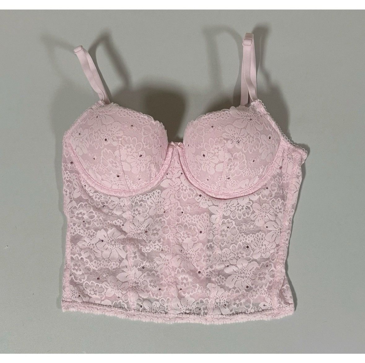 Victoria's Secret Victoria’s Secret Pastel Diamond Bra Top Lingerie Size S 🎀✨ Size S / US 4 / IT 40 - 3 Thumbnail