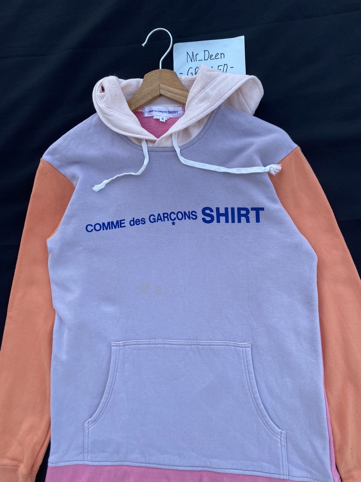 Comme des Garcons Rare Vintage COMME des GARCONS SHIRT Spellout Hoodie Size US M / EU 48-50 / 2 - 10 Thumbnail