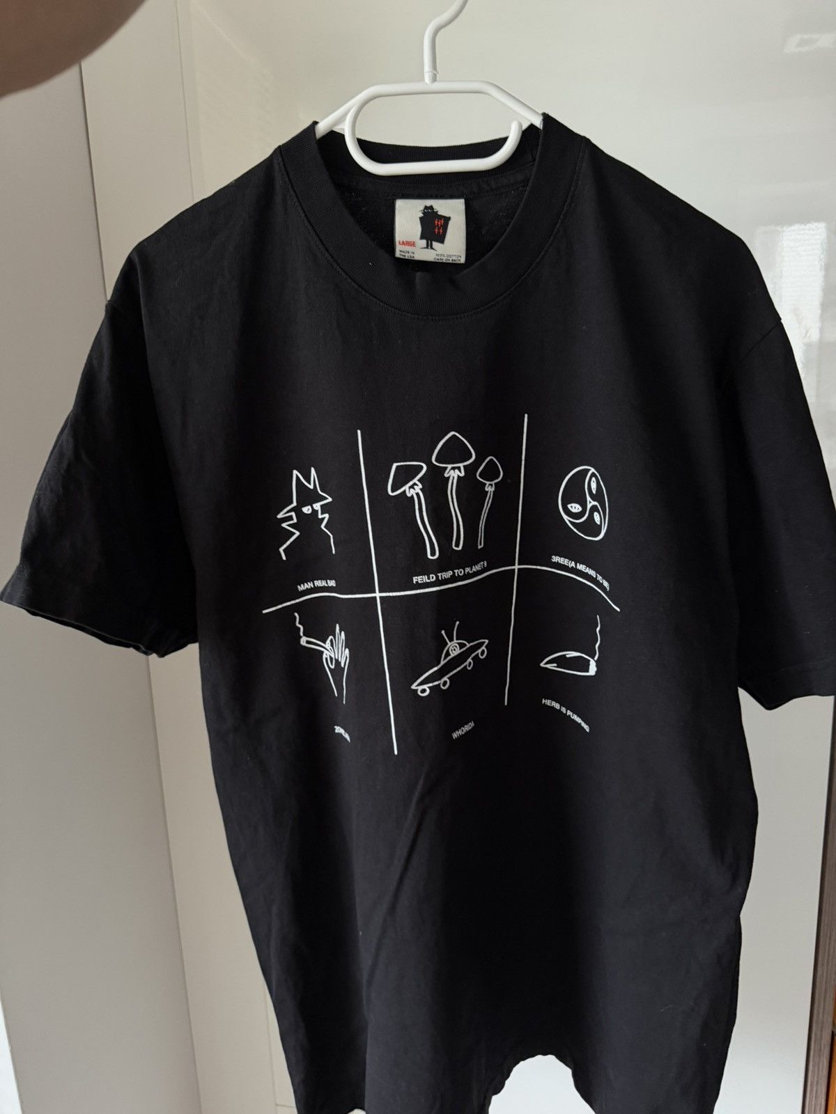 Other Crimewave Hippie Smoking Drip 420 Swag Y2k USA Made Tee Size US L / EU 52-54 / 3 - 2 Thumbnail