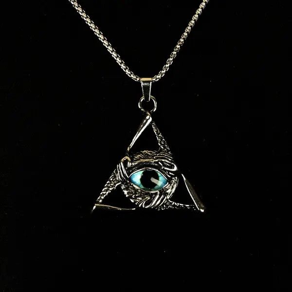 Jewelry Eye Hands Necklace Punk Chain Size ONE SIZE - 2 Thumbnail