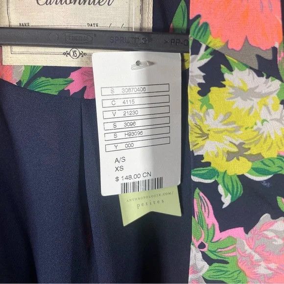 Anthropologie Anthropologie Cartonnier Floral Blazer Size XS / US 0-2 / IT 36-38 - 9 Thumbnail