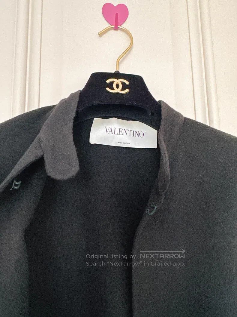 Valentino Valentino Wool coat black cloak Size S / US 4 / IT 40 - 8 Thumbnail