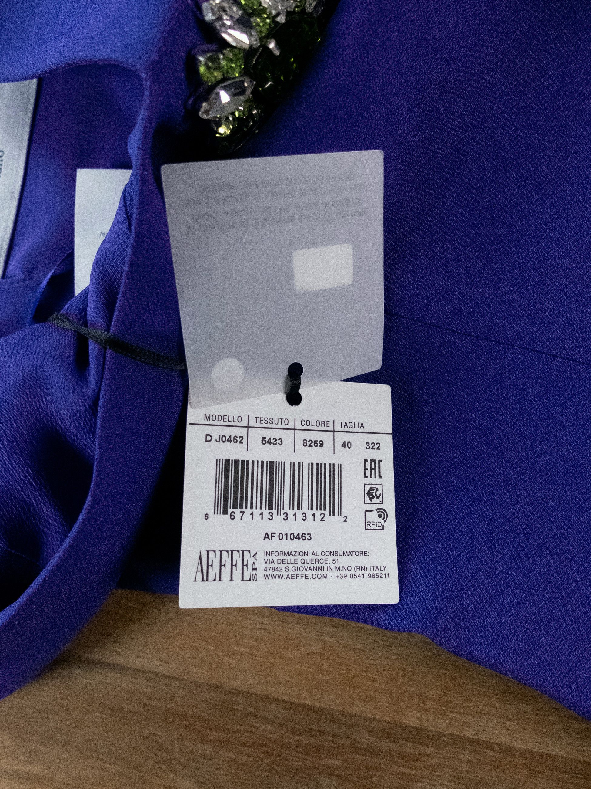 Moschino MOSCHINO Couture purple plunging neckline mini dress 40 Size M / US 6-8 / IT 42-44 - 5 Thumbnail