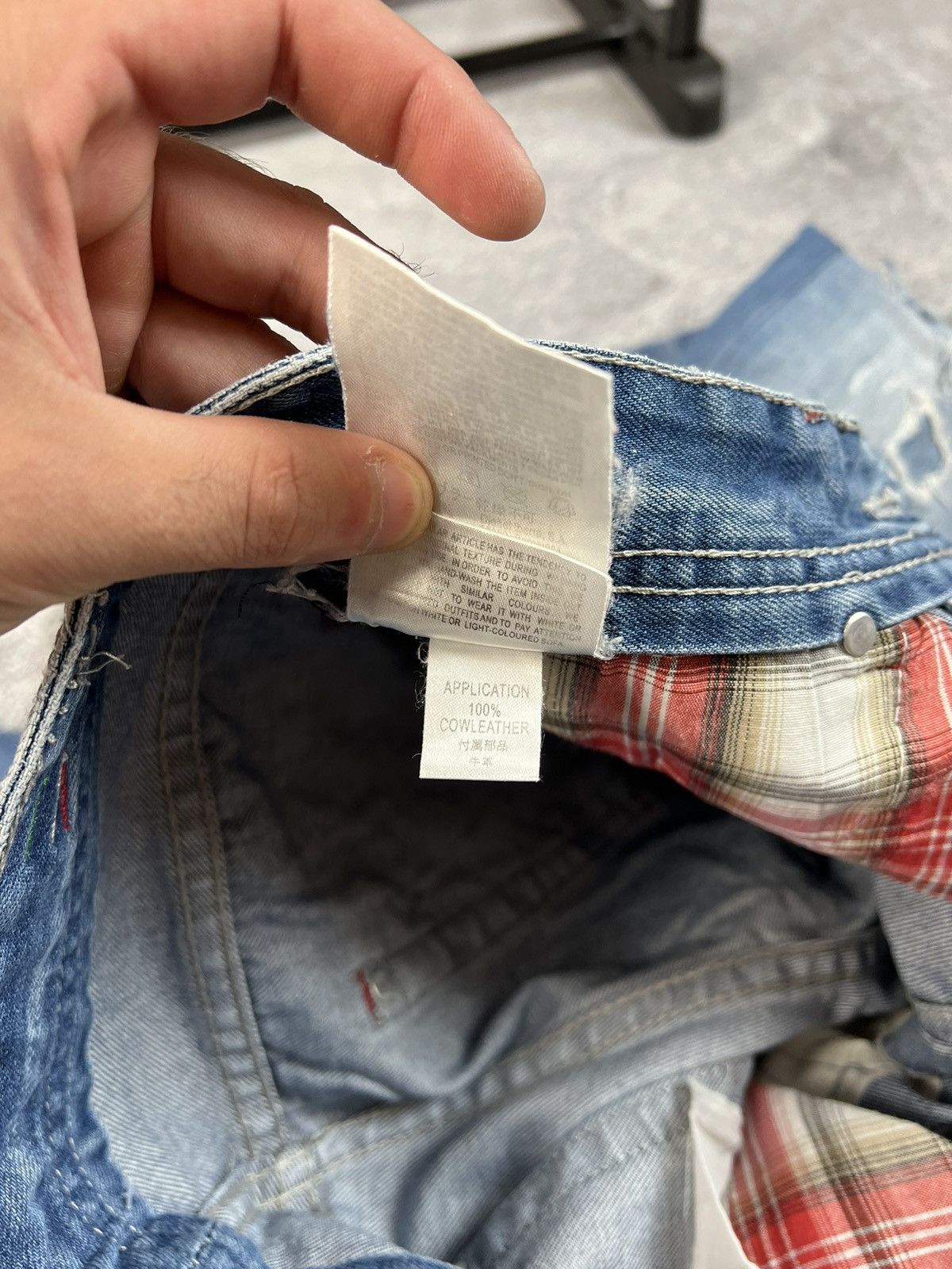 Diesel × Vintage Vintage Diesel distressed denim jeans Y2K hype streetwear Size US 33 - 14 Thumbnail