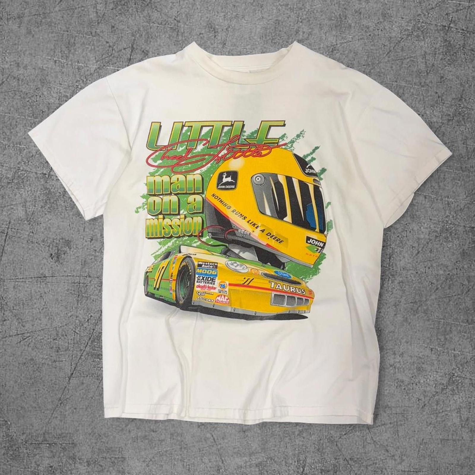 NASCAR 1998 Chad Little Nascar John Deer Tee Size US L / EU 52-54 / 3 - 1 Thumbnail